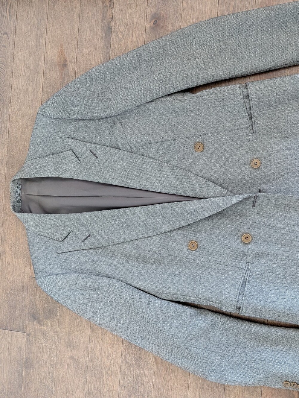 Ermenegildo Zegna Wool & Cashmere Double-Breasted Sport Coat